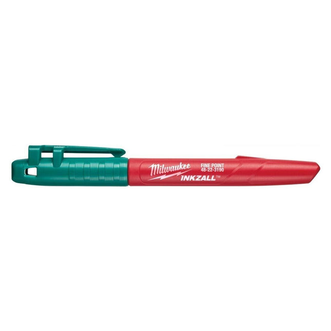 Milwaukee Inkzall Jobsite Green Marker Pen Fine Point - 4932492127 - SINGLE - MonkeyTools