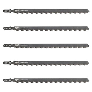 Milwaukee Jigsaw 155mm Wavy Knife Insolation Blades T313AW - 5pc - 4932430144 - MonkeyTools