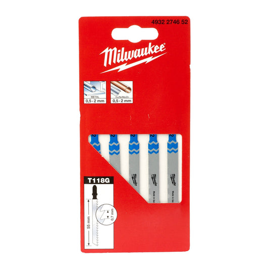 Milwaukee Jigsaw Blade 55X0.7 MM T118G 4932274652 - MonkeyTools