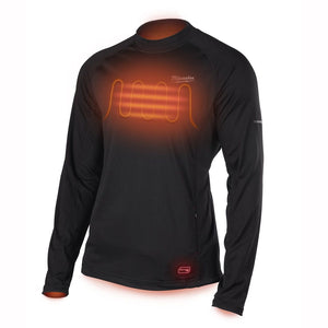 MILWAUKEE L4 HBLB-301 4V USB RECHARGEABLE HEATED WORKSKIN BASE LAYER INC 1X 3.0AH BATTERY LARGE - MonkeyTools