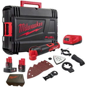 MILWAUKEE M12 FMT-422X 12V FUEL BRUSHLESS MULTI TOOL KIT INC 1X 4.0AH & 1X 2.0AH BATTS IN CARRY CASE - MonkeyTools