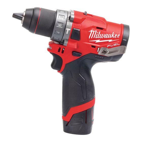 MILWAUKEE M12 FPD-602X 12V 13MM COMBI DRILL INC 2X 6.0AH BATTS - MonkeyTools