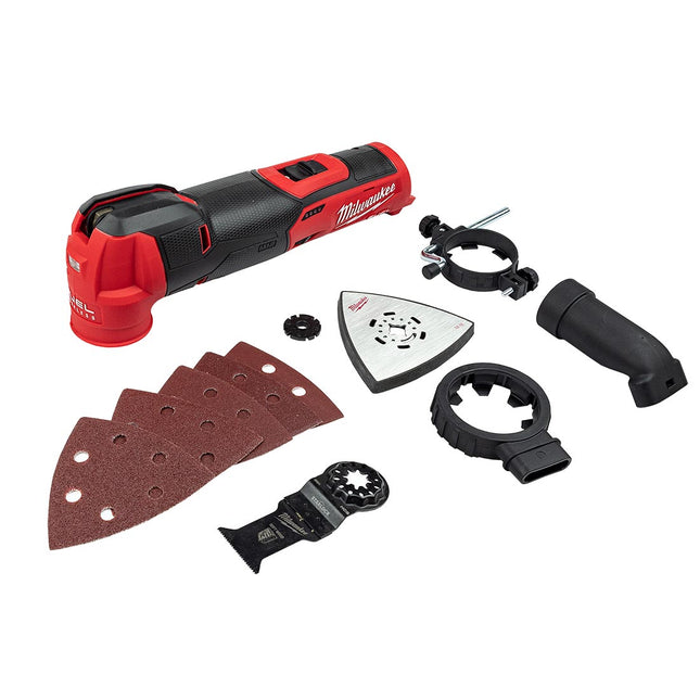 MILWAUKEE M12 FUEL FMT-0 12V BRUSHLESS MULTI TOOL BODY ONLY INC 10X ACCESSORIES - MonkeyTools