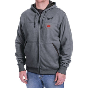 MILWAUKEE M12 HH GREY3-0 12V GREY HEATED HOODIE SMALL - MonkeyTools