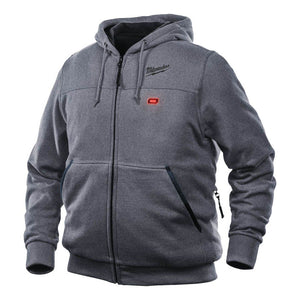 MILWAUKEE M12 HH GREY3-0 12V GREY HEATED HOODIE SMALL - MonkeyTools