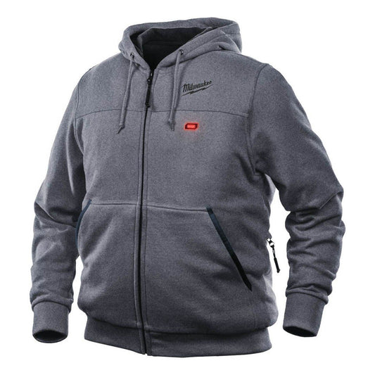 MILWAUKEE M12 HH GREY3-0 12V GREY HEATED HOODIE SMALL - MonkeyTools