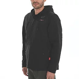 Milwaukee M12 HPJBL2-0 12V Li-Ion RedLithium Heated Puffer Jacket Black Medium 40" Chest - Bare - MonkeyTools