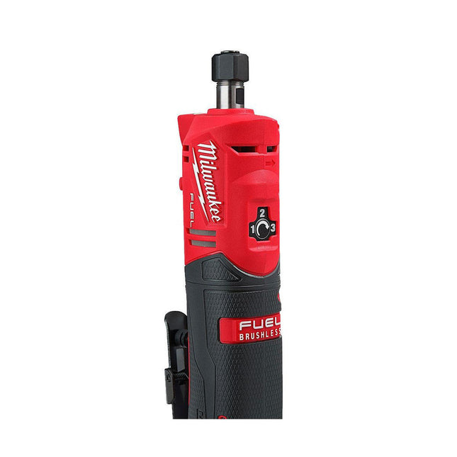 Milwaukee M12FDGS-0 12V FUEL Brushless Straight Die Grinder Body Only - MonkeyTools