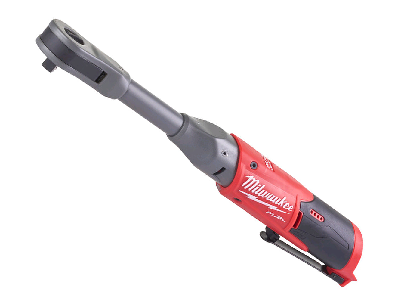 Milwaukee M12FIR38LR-0 12V FUEL Brushless Long Reach 3/8in Ratchet 1/4in Adaptor Body Only - MonkeyTools
