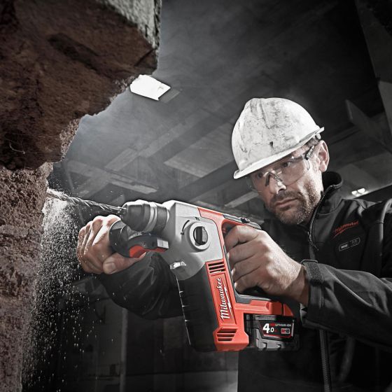 MILWAUKEE M18 BH-0 18V COMPACT 2 MODE SDS+ ROTARY HAMMER DRILL BODY ONLY - MonkeyTools