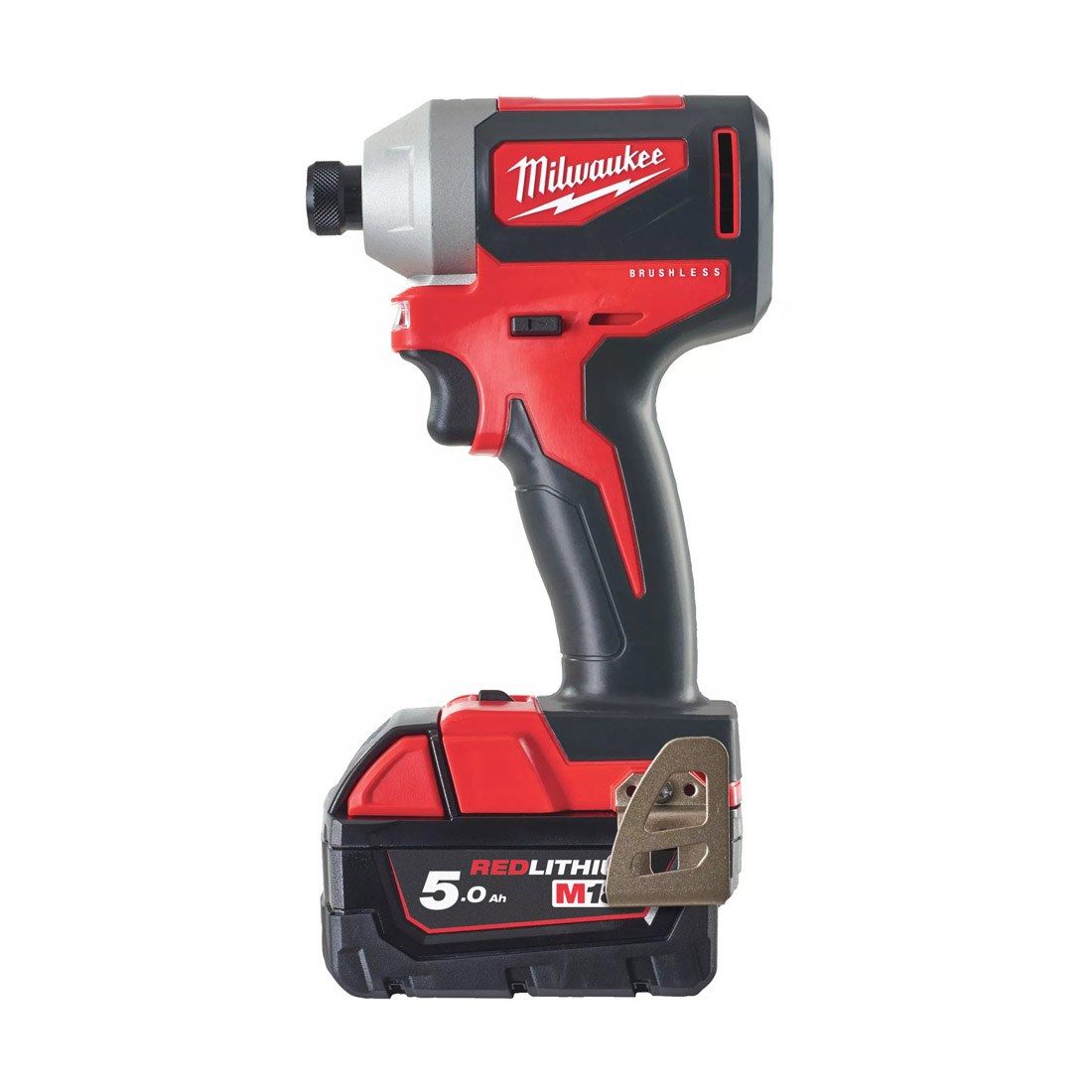 MILWAUKEE M18 BLPP2A2-502X 18V BRUSHLESS COMBI DRILL/IMPACT DRIVER TWIN KIT INC 2X 5.0AH BATTS - MonkeyTools