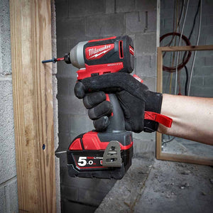MILWAUKEE M18 BLPP2A2-502X 18V BRUSHLESS COMBI DRILL/IMPACT DRIVER TWIN KIT INC 2X 5.0AH BATTS - MonkeyTools