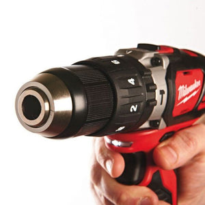MILWAUKEE M18 BPD-402C 18V 13MM COMPACT COMBI DRILL KIT INC 2X 4.0AH BATTS - MonkeyTools