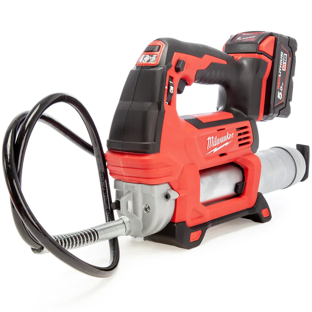 Milwaukee M18 FPP2AI-502B 18V Impact Wrench & Grease Gun Powerpack 4933472104 - MonkeyTools