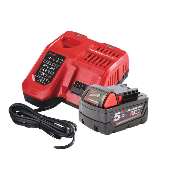 MILWAUKEE M18 NRG-501 18V BATTERY & CHARGER KIT INC 1X 5.0AH BATTERY - MonkeyTools