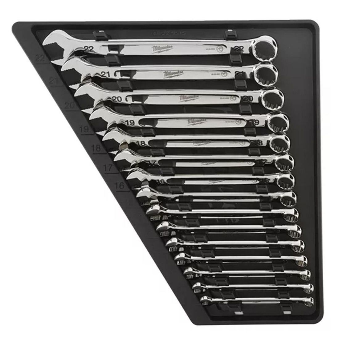 MILWAUKEE MAXBITE COMBINATION SPANNER SET METRIC X15 PCS 4932464258 - MonkeyTools