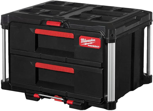 MILWAUKEE PACKOUT 2 DRAWER TOOL BOX 4932472129 - MonkeyTools