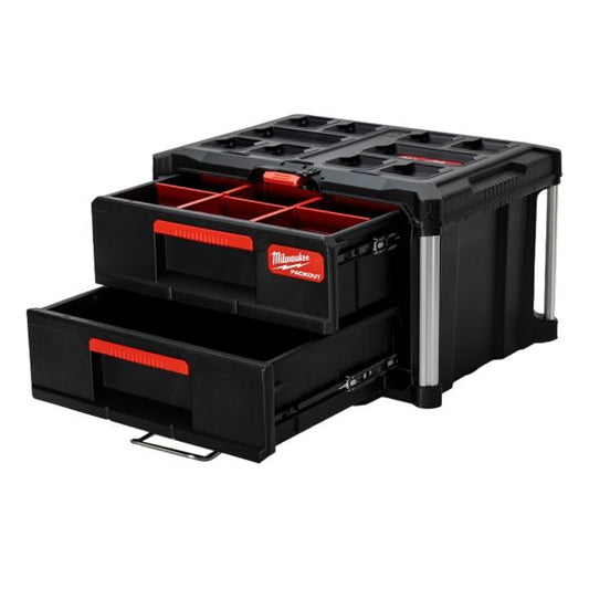 MILWAUKEE PACKOUT 2 DRAWER TOOL BOX 4932472129 - MonkeyTools