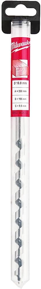 Milwaukee Power Tools 4932363682 Wood Auger Drill Bit 10 x 230mm MIL2363682 - MonkeyTools