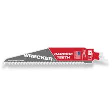 Milwaukee Sawzall Blade - 150mm Wrecker Carbide Blades - 1 Piece - 48005241 - MonkeyTools