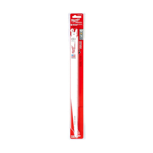 MILWAUKEE SAWZALL BLADE - 300MM GENERAL PURPOSE - 5PC - Part No 48005094 - MonkeyTools