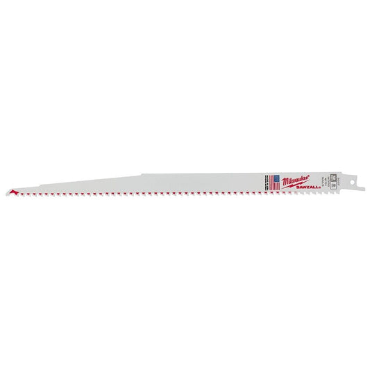 MILWAUKEE SAWZALL BLADE - 300MM WOOD WITH NAILS THIN KERF - 5PC - 48005037 - MonkeyTools