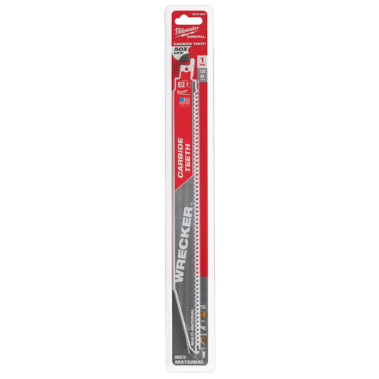 Milwaukee Sawzall Blade - 300mm Wrecker Carbide Blades - 1 Piece - 48005243 - MonkeyTools