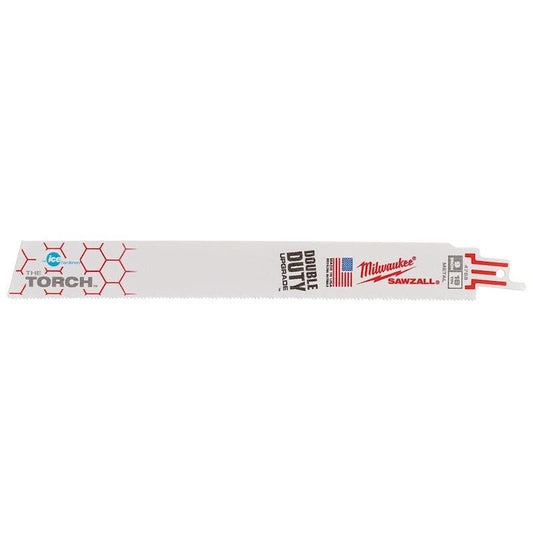 Milwaukee Sawzall Blade 48004788 230mm Ice Hardened Universal Pack Of 5 18 Tpi - MonkeyTools
