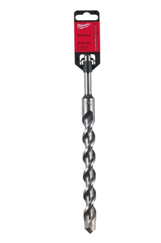 Milwaukee SDS+ Drill Bit 20mm x 250mm 4932307084 SDS Plus Carbide Tip - MonkeyTools