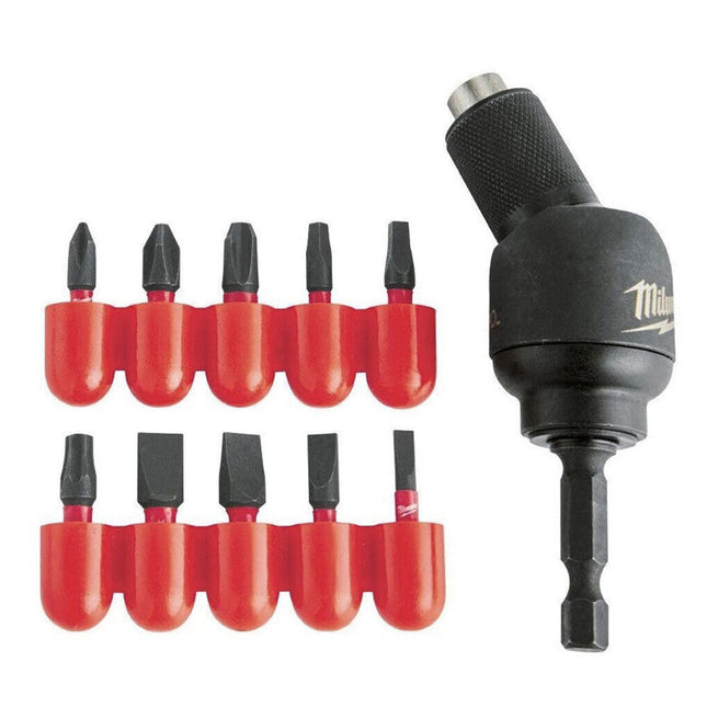 MILWAUKEE SHOCKWAVE IMPACT DUTY KNUCKLE OFFSET ATTACHMENT X11 PCS 4932459781 - MonkeyTools