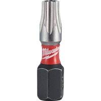 Milwaukee Shockwave Impact Duty Security Torx Screwdriver Bits TX BO25 25mm Pack - MonkeyTools