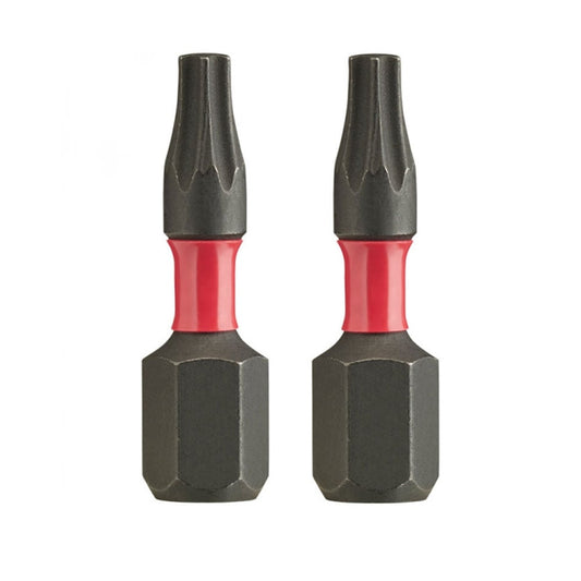 Milwaukee Shockwave Impact Duty Security Torx Screwdriver Bits TXBO15 25mm Pack - MonkeyTools