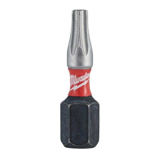 Milwaukee Shockwave Impact Duty Security Torx Screwdriver Bits TXBO15 25mm Pack - MonkeyTools