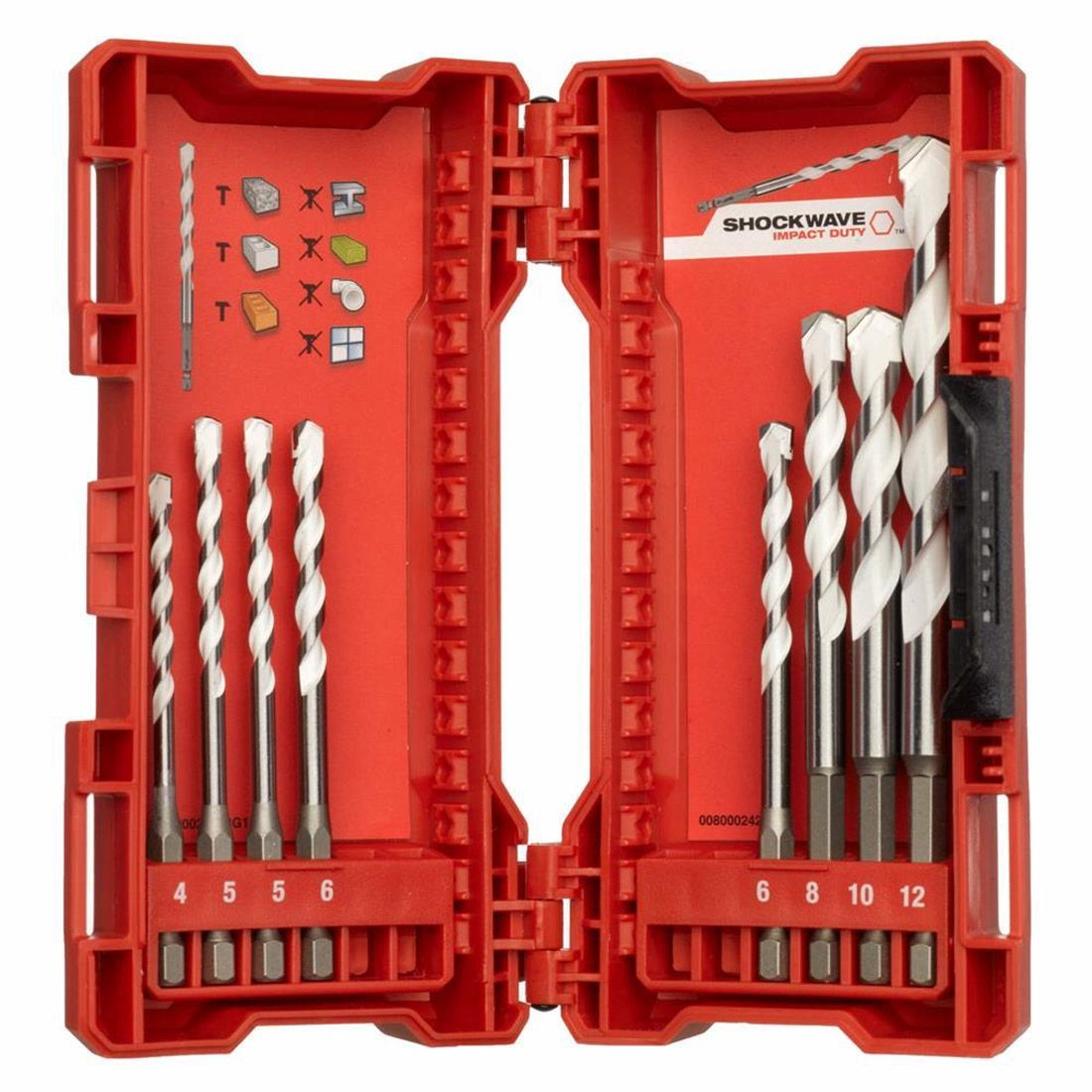 MILWAUKEE SHOCKWAVE MULTI-MATERIAL & THUNDERWEB DRILL BIT SET X27 PCS 4932479632 - MonkeyTools