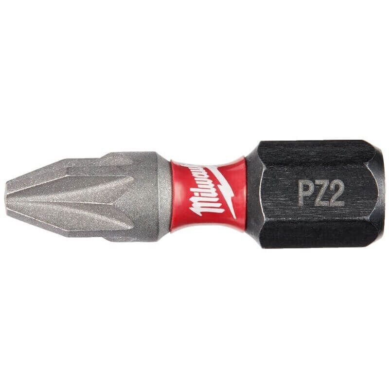Milwaukee Shockwave Tic Tac Set PZ2 & Metal Bit Holder 26 Pieces 4932479857 - MonkeyTools