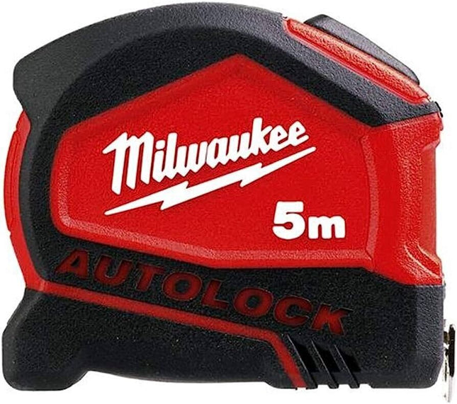 Milwaukee Tape Measure 5m Metric Autolock 25mm Blade Width Pocket Measuring - MonkeyTools