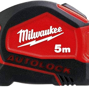 Milwaukee Tape Measure 5m Metric Autolock 25mm Blade Width Pocket Measuring - MonkeyTools