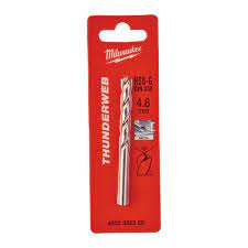 Milwaukee Thunderweb 4.8mm HSS-G Drill Bit - 4932352355 - MonkeyTools