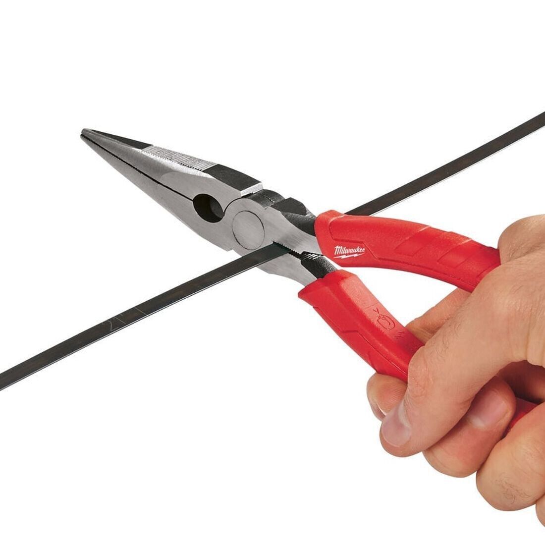 Milwaukee Torque Lock Long Nose Pliers - 1pc 48226101 (8in) 200mm Capacity 68mm - MonkeyTools