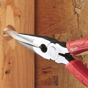 Milwaukee Torque Lock Long Nose Pliers - 1pc 48226101 (8in) 200mm Capacity 68mm - MonkeyTools