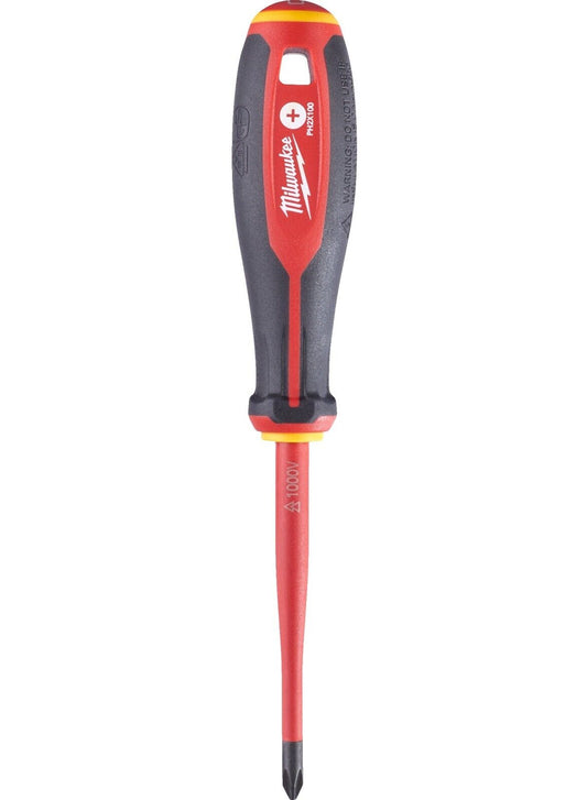 Milwaukee - Tri-Lobe VDE Screwdriver PH2 x 100mm - MonkeyTools
