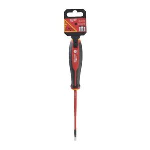 Milwaukee - Tri-Lobe VDE Screwdriver - Slotted 0.5 x 3 x 100 - MonkeyTools