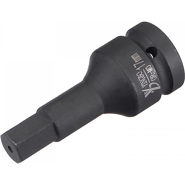 SOCKET IMPACT HEXAGONAL 3/4” METRIC SIZE: 17MM SHORT 1PC - MonkeyTools