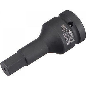 SOCKET IMPACT HEXAGONAL 3/4” METRIC SIZE: 17MM SHORT 1PC - MonkeyTools