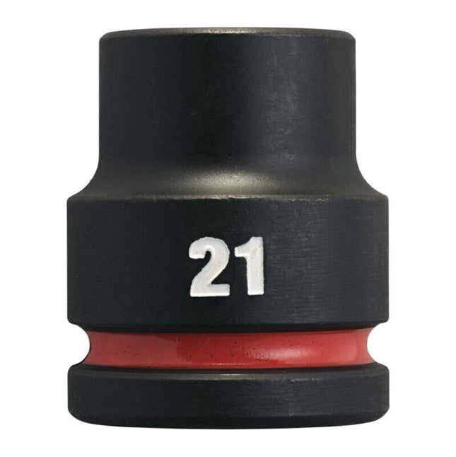 SOCKET IMPACT HEXAGONAL 3/4” METRIC SIZE: 21MM SHORT 1PC - MonkeyTools