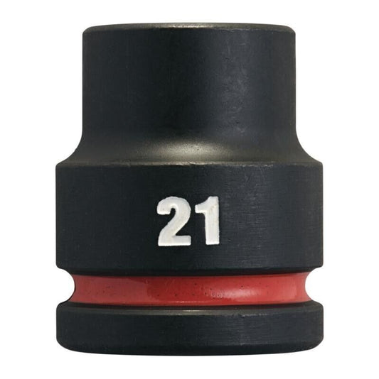 SOCKET IMPACT HEXAGONAL 3/4” METRIC SIZE: 21MM SHORT 1PC - MonkeyTools