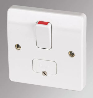 MK LOGIC PLUS 13A SWITCHED FUSED SPUR & FLEX OUTLET WHITE - MonkeyTools