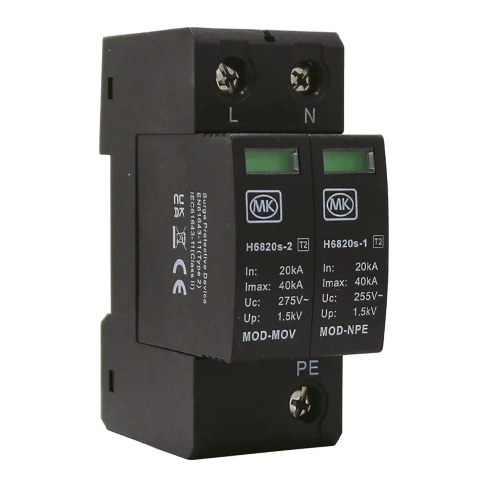 MK SENTRY 2-POLE TYPE 2 SURGE PROTECTION DEVICE 40KA - MonkeyTools