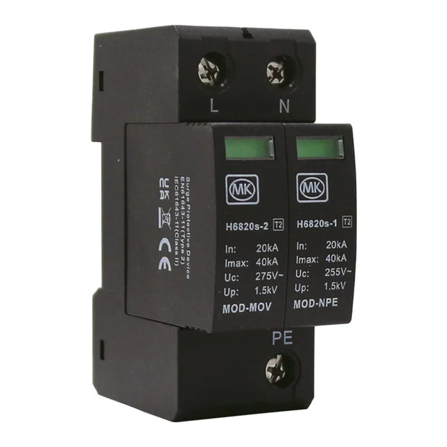 MK SENTRY 2-POLE TYPE 2 SURGE PROTECTION DEVICE 40KA - MonkeyTools