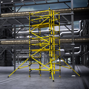 3.2m Narrow Non-Conductive Tower (1.8m Deck) Hire - MonkeyTools